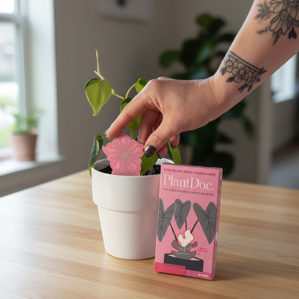 Four PlantDoc 5-Packs: Each Shape! (monstera, mushroom, cactus, flower)